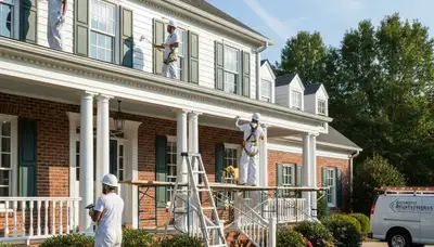 Charlotte, NC painting contractors providing professional interior and exterior house painting services