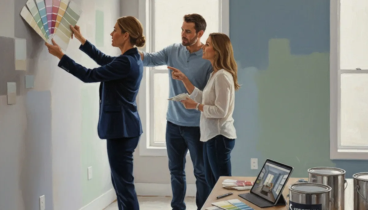 Charlotte, NC paint color consultation for home interiors and exteriors by Charlotte Paint Pros