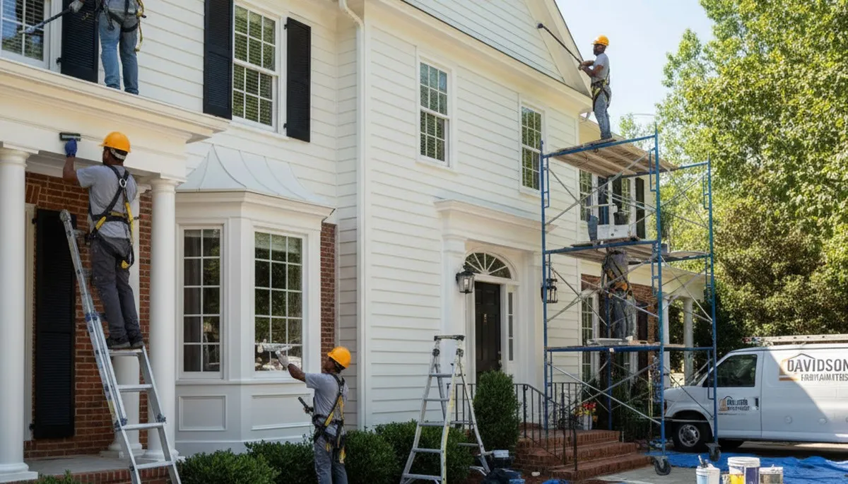 Painting contractor team in Charlotte, NC providing professional interior and exterior painting services