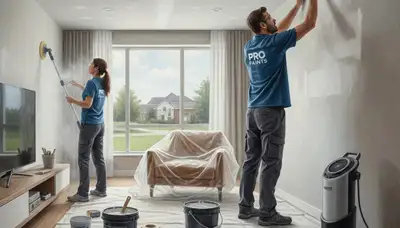 Charlotte, NC drywall repair by Charlotte Paint Pros for cracks, holes, and water damage