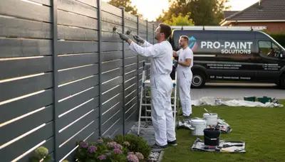 Fence painting in Charlotte, NC by Charlotte Paint Pros for durable weather protection and curb appeal