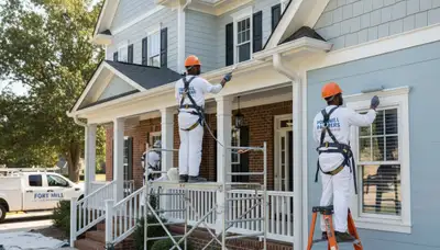 Professional painting contractor serving Charlotte, NC for interior and exterior home painting
