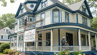 Painting contractor serving Charlotte, NC with professional interior and exterior house painting services