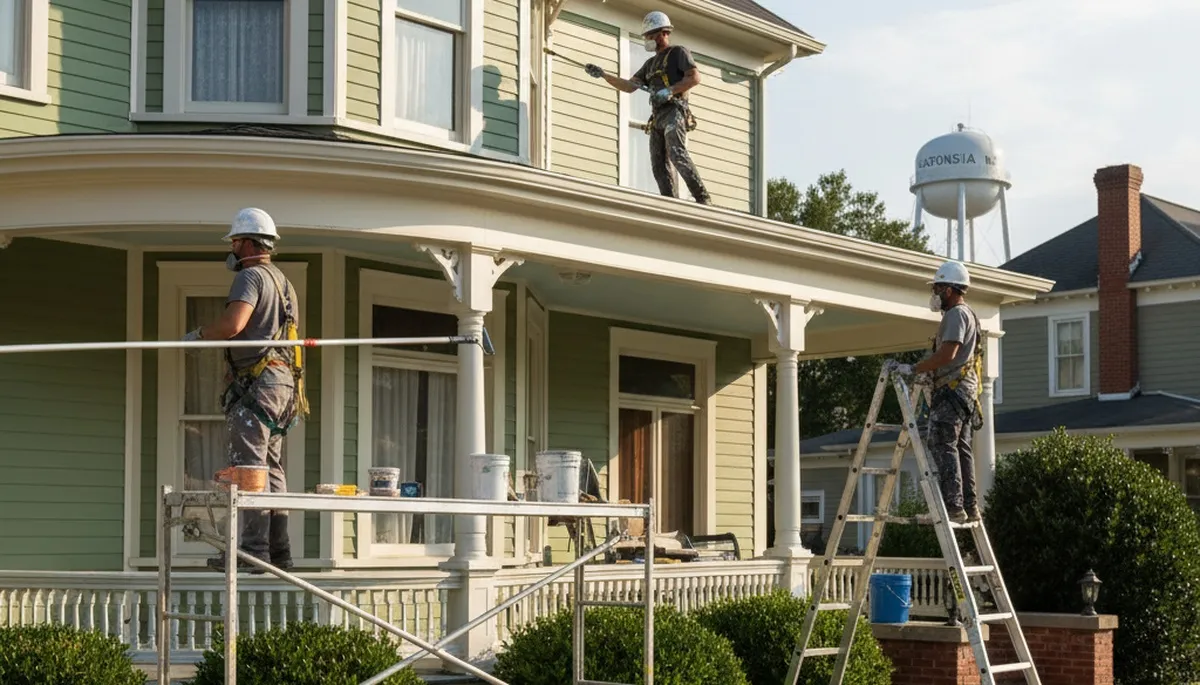 Charlotte, NC painting contractor serving homes and businesses with professional interior and exterior painting