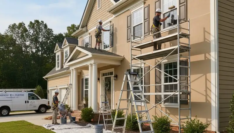 Charlotte, NC painting contractor serving homeowners with professional interior and exterior painting services