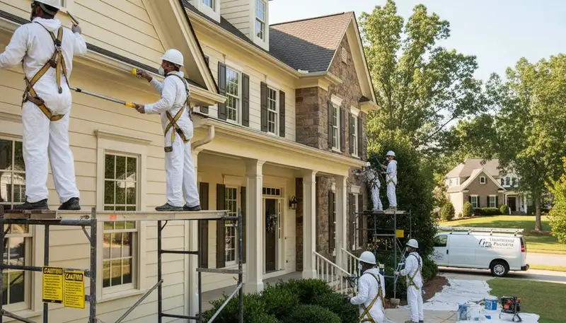 Professional painting services in Charlotte, NC for residential and commercial projects