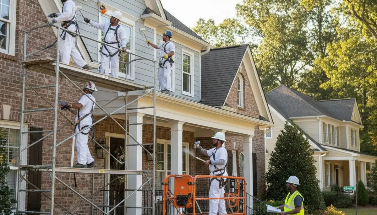 Charlotte, NC painting contractor serving residential and commercial interior and exterior projects