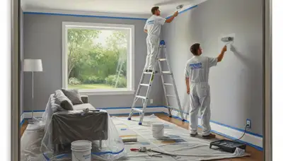 Charlotte, NC interior house painting by Charlotte Paint Pros for smooth, durable home finishes