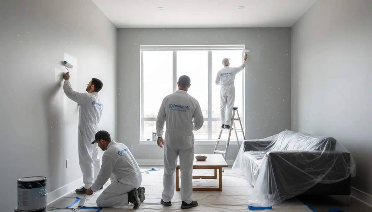 Interior house painting in Charlotte, NC by Charlotte Paint Pros