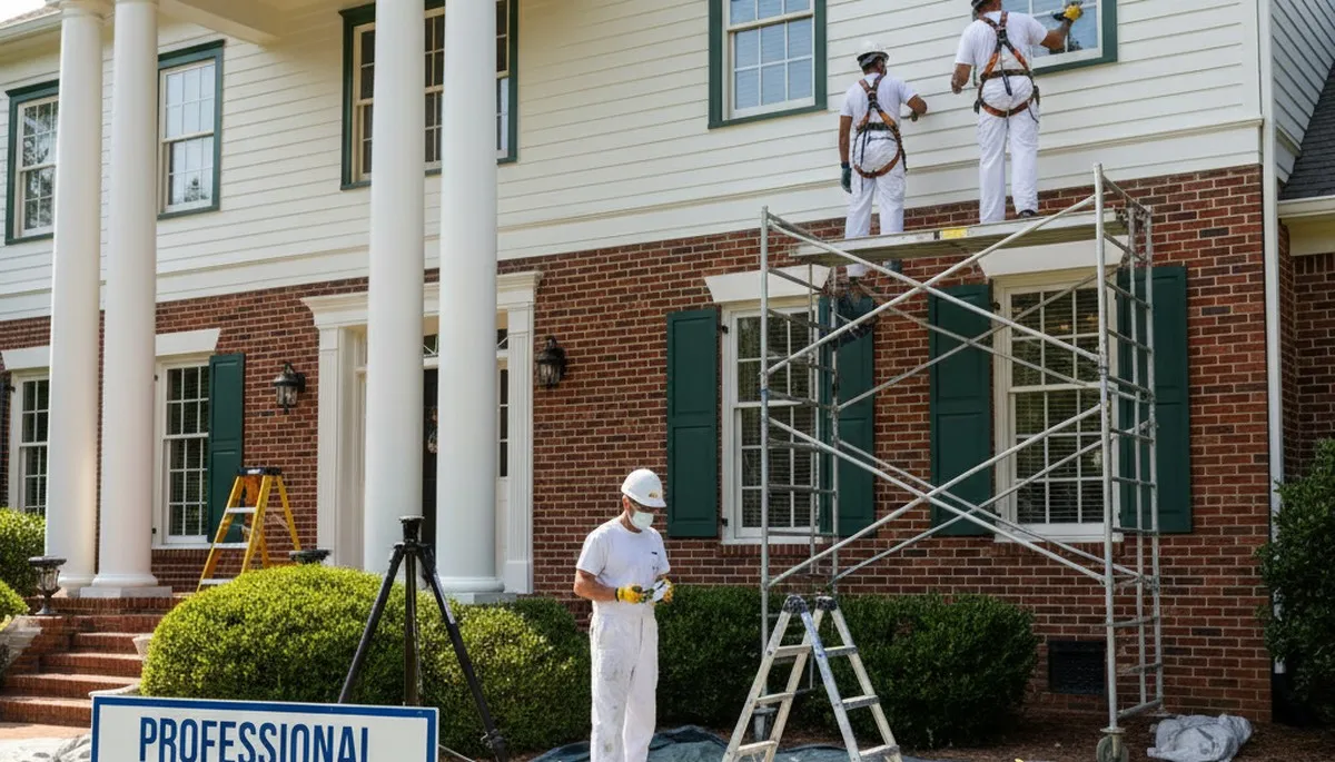 Charlotte, NC painting contractor providing professional interior and exterior painting services
