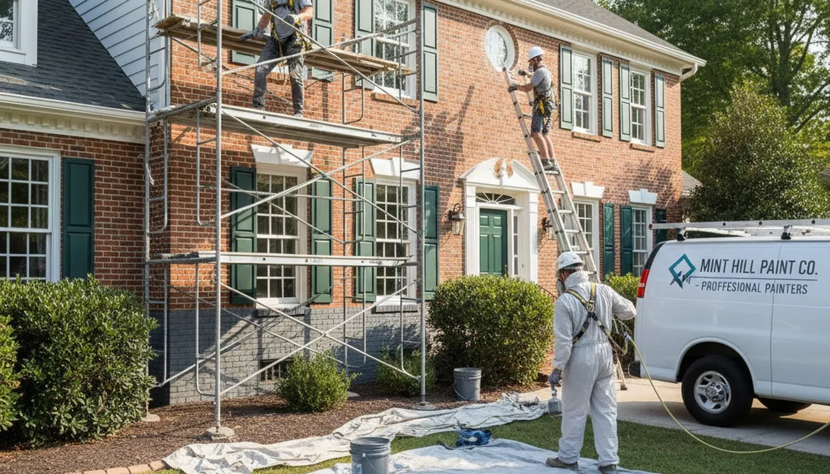 Painting contractor in Charlotte, NC providing professional interior and exterior painting services