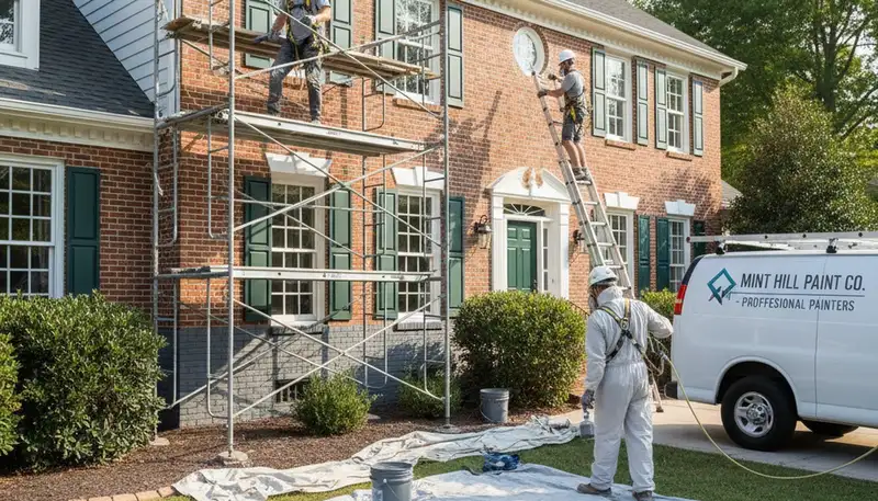 Painting contractor in Charlotte, NC providing professional interior and exterior painting services