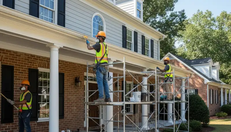 Charlotte, NC painting company providing professional interior and exterior painting services