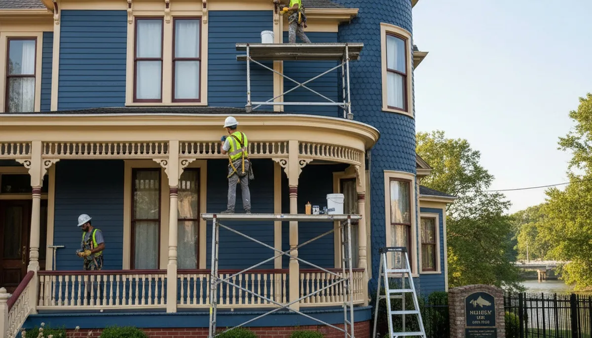 Charlotte, NC painting contractors providing professional interior and exterior painting services