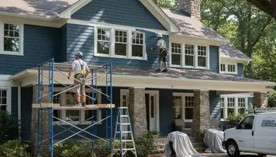 Painting contractor in Charlotte, NC providing professional interior and exterior painting services